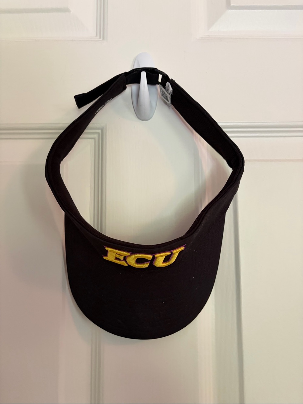 adidas Black Visor with Gold ECU Embroidery
